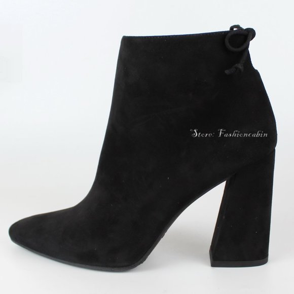 NEW STUART WEITZMAN Grandiose Suede Ankle Booties - Picture 10 of 15